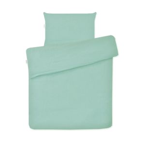 Amy posteljina set 2 elem. Muslin Mint (za krevetić 120x60 cm)