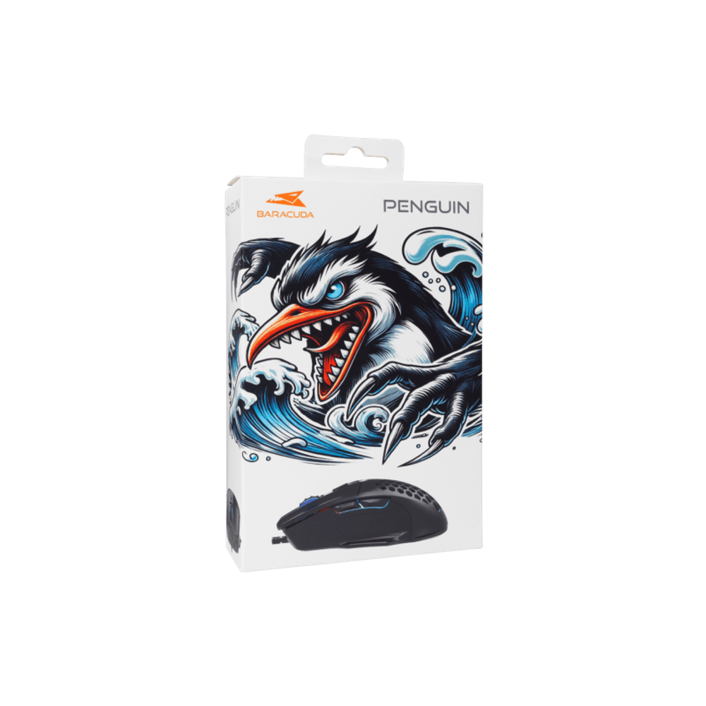 Baracuda Miš BGM-101 PENGUIN, crni slika 8