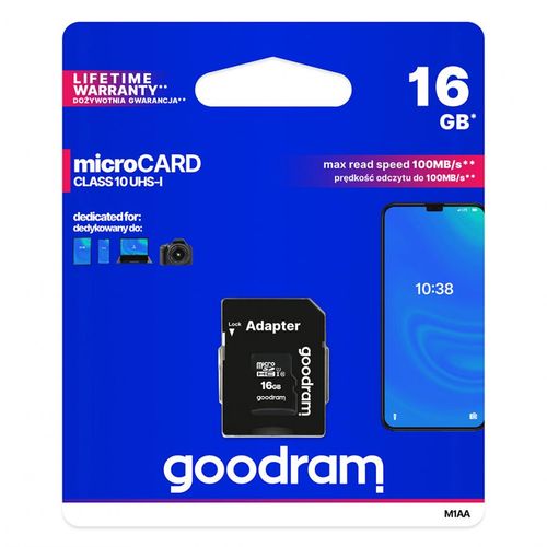 GOODRAM Micro SD CLASS-10 16GB slika 2
