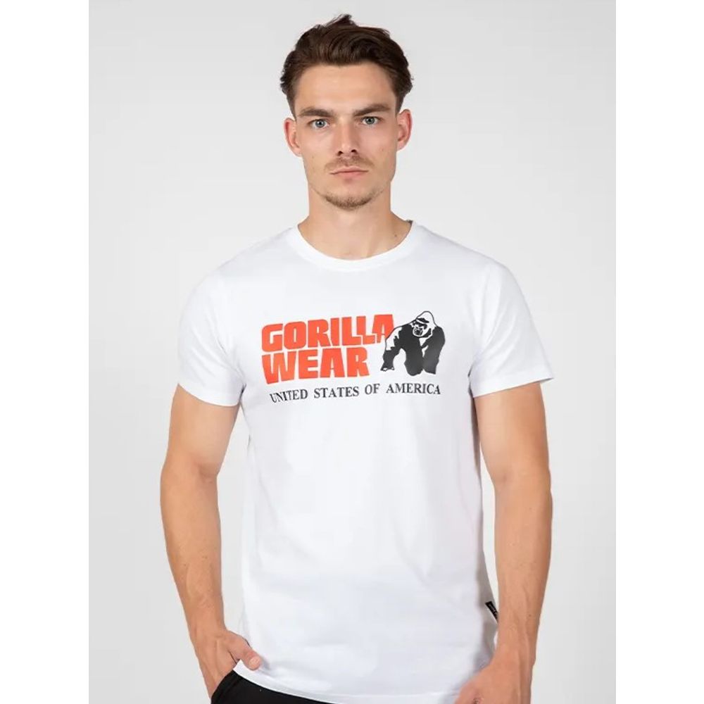 Gorilla Wear CLASSIC Majica, Bijela slika 1