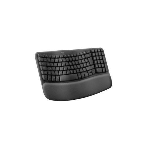 Logitech Wave Keys bežična ergonomska tipkovnica, crna, SLO gravura slika 2