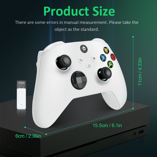 Joypad WIFI kontroler za XBOX One, XBOX X series, PC Windows, PS 3 zeleni slika 15