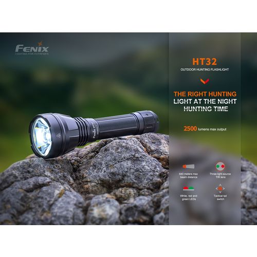 Fenix svjetiljka ručna lovačka HT32 LED slika 6