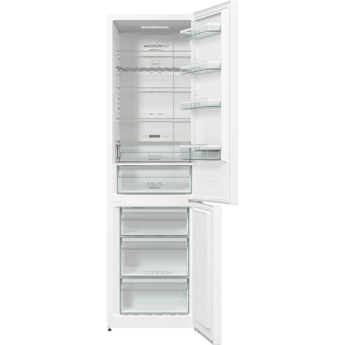 Gorenje NRK6202AW4 Kombinovani frižider, NoFrost, Visina 200 cm, Širina 60 cm, Bela boja slika 6
