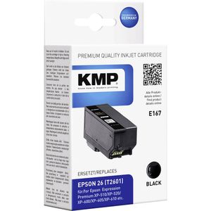 KMP tinta zamijenjen Epson T2601, 26 kompatibilan  crn E167 1626,4801