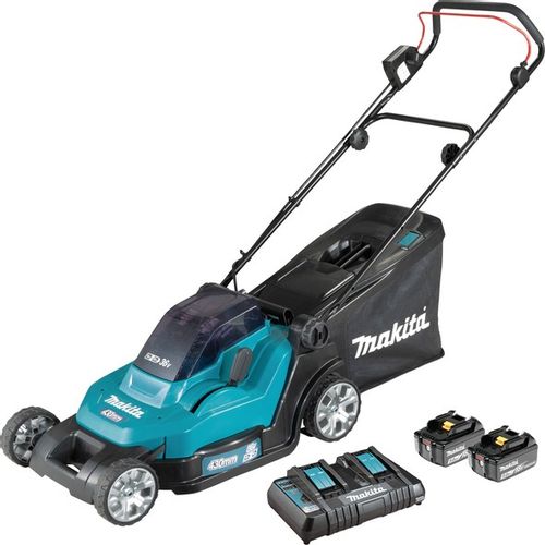 MAKITA Aku Kosilica DLM432CT2 (18+18V, 43cm, 2xBL1850) slika 1