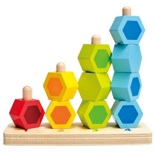 Hape Drvena edukativna igračka Counting Stacker E0504B  slika 1