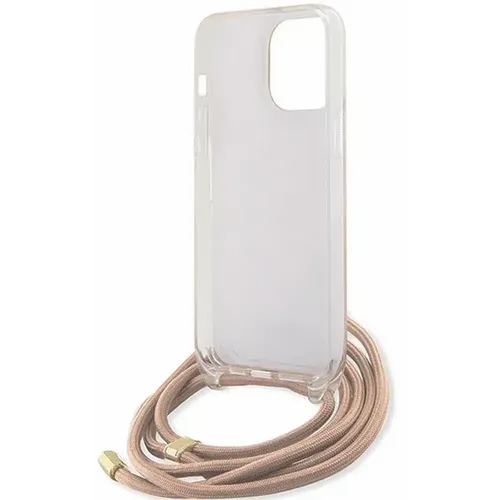Originalna GUESS Hardcase GUHCP15XHC4SEP torbica za iPhone 15 Pro Max (Crossbody Cord 4G Print / roza) slika 6