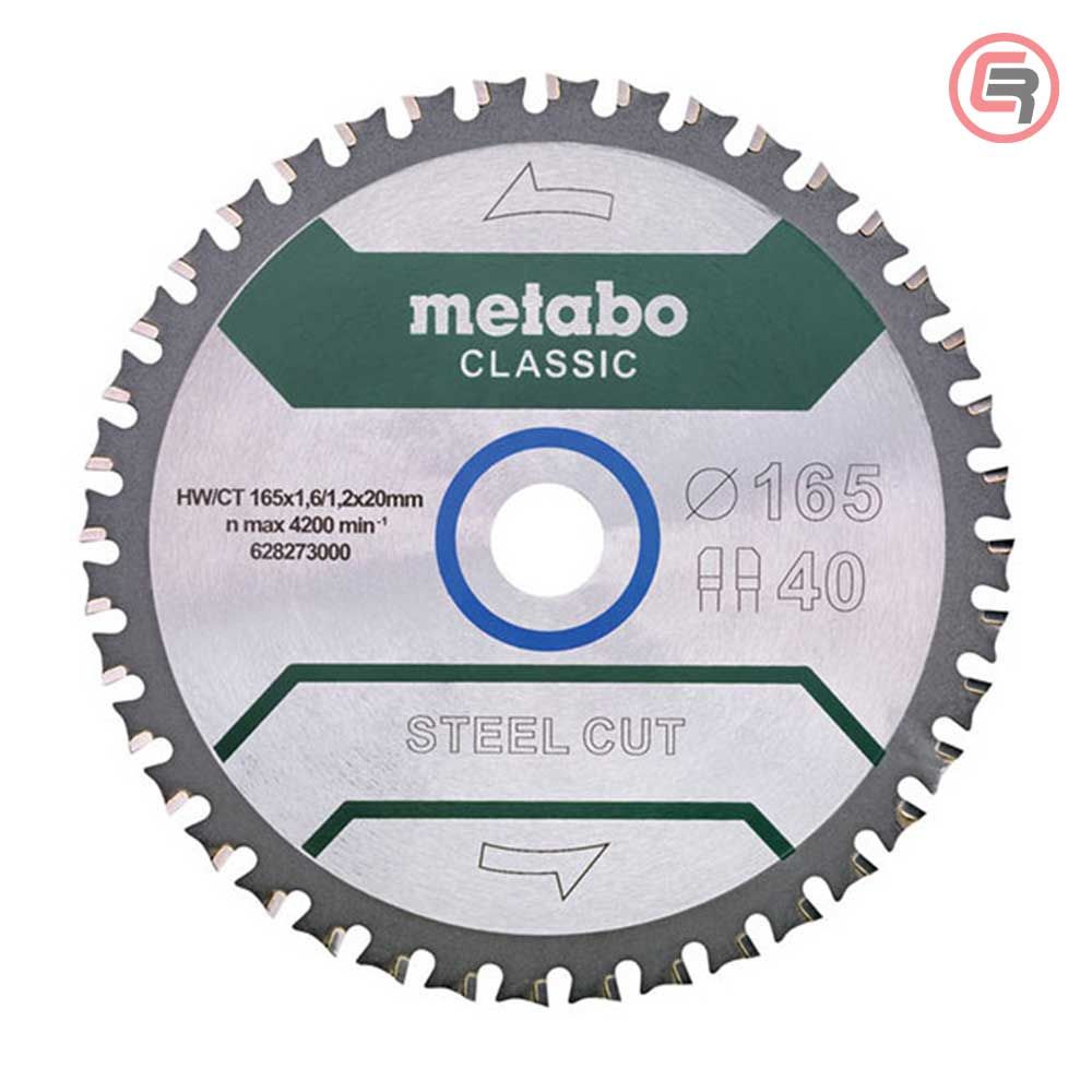 Metabo List Kružne Pile Za Metal 165x1,6/1,2x20 / Z=40 Steel Cut / Sandwich Panel Classic – 628273000 slika 1