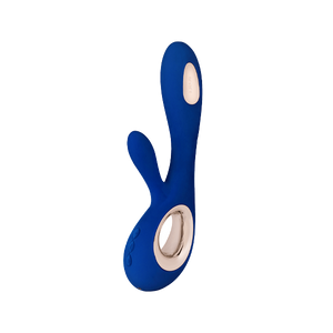 Lelo Soraya Wave Midnight Blue vibrator koji stimuliše g-tačku i klitoris istovremeno