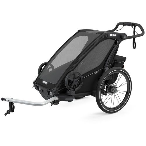 Thule Chariot Sport crna sportska dječja kolica i prikolica za bicikl za jedno dijete (4u1) slika 11