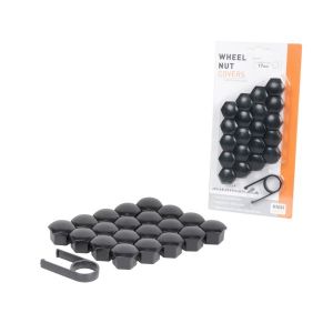 Set crnih poklopaca šarafa točka 17" - 20 komada