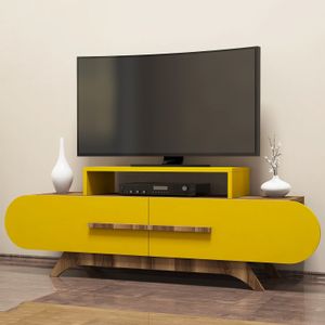 Hanah Home Rose - Walnut, Yellow Walnut
Yellow TV Stand