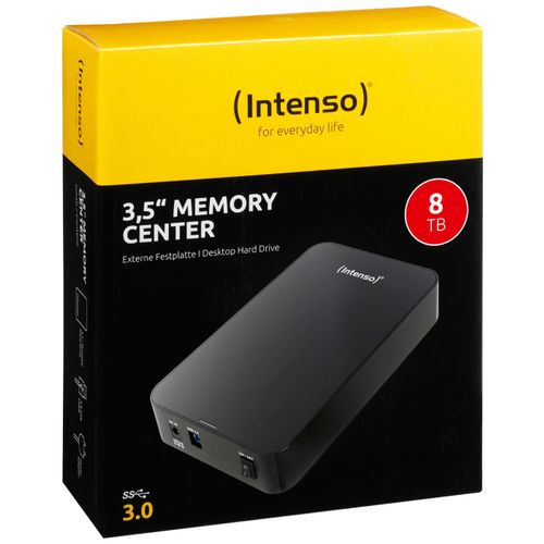 (Intenso) Eksterni HDD 3.5", kapacitet 8TB, USB 3.0, crna boja - HDD3.0-8TB/Memory-center slika 1