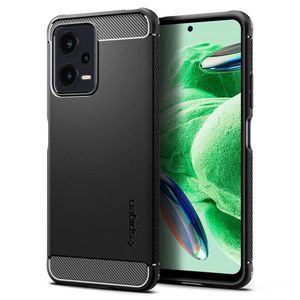 Spigen - Rugged Armor za Xiaomi Redmi Note 12 5G / Poco X5 - crna