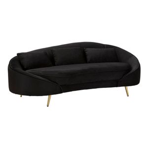 Mauro Ferretti Trosjed OSLO BLACK 185x84x68 cm