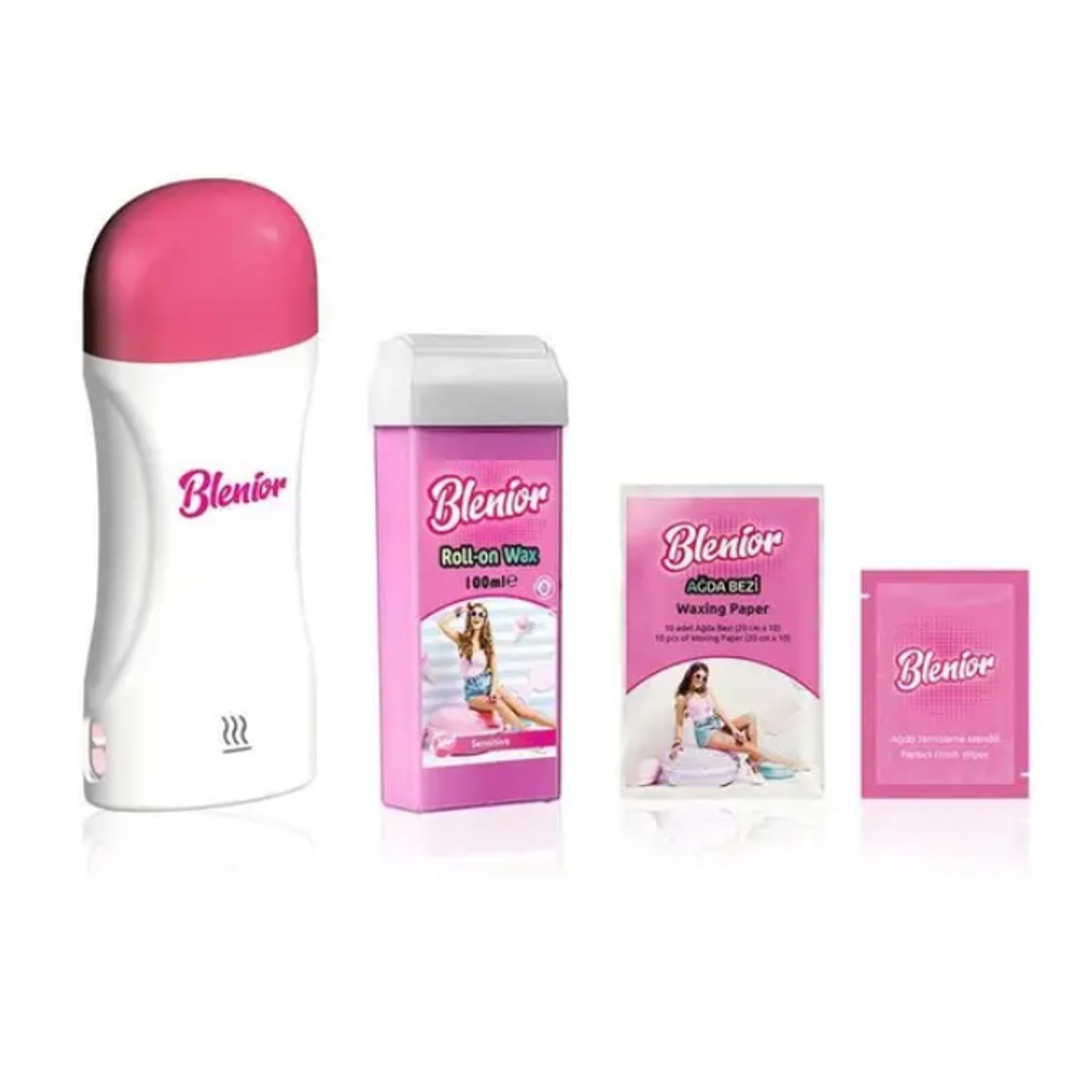 Blenior Set za depilaciju sa grijačem slika 3
