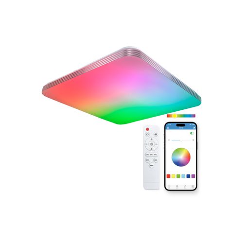 KSIX, Twilight SmartLED stropna svjetiljka, RGBIC + CCT, 47,5 cm, 7.700 lm, 70 W slika 6