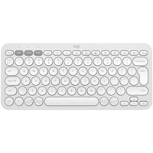 LOGITECH K380S Multi-Device Bluetooth Keyboard - TONAL WHITE - US INT'L