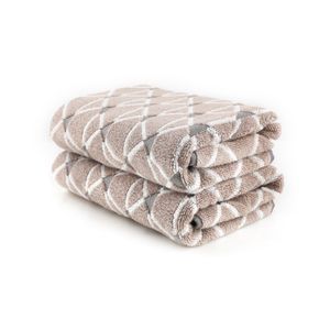 Delta - Light Brown Light Brown Hand Towel Set (2 Pieces)