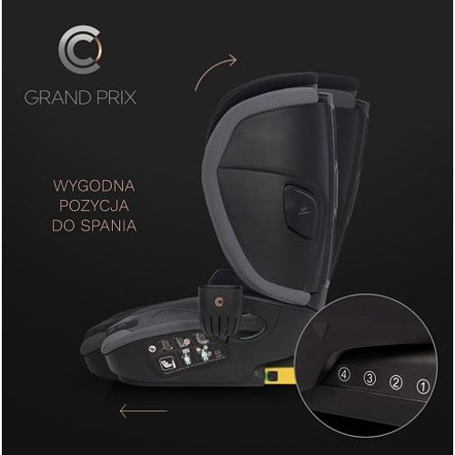 Cavoe Auto Sedište Grand Prix Iron 15-36kg slika 5