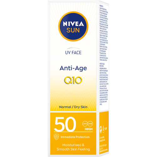 Nivea Sun Sensitive krema za lice SPF50 Anti-Age & Anti-Pigments krema za lice  SPF50 slika 1