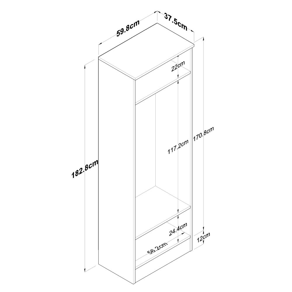 Bijeli Hodnik Ormar P6 - M14 - 2576 slika 9