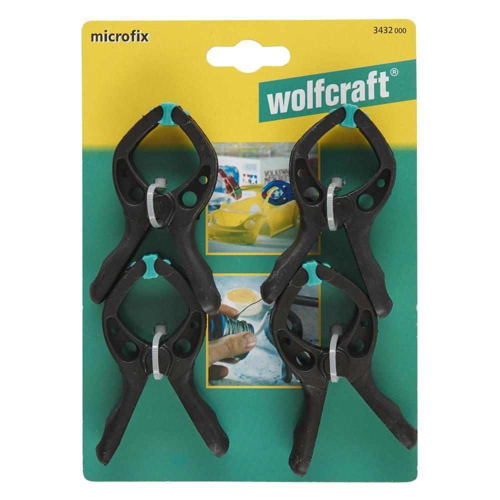 Wolfcraft Stega Mini Sa Oprugom Microfix 30 mm / 4 kom – 3432000 slika 4