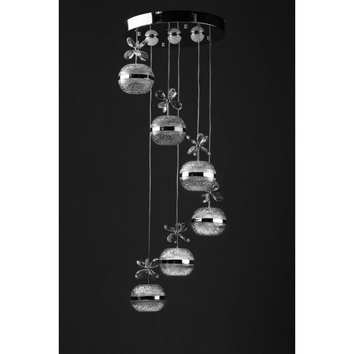 Prenses8727-2 Chrome Chandelier slika 3