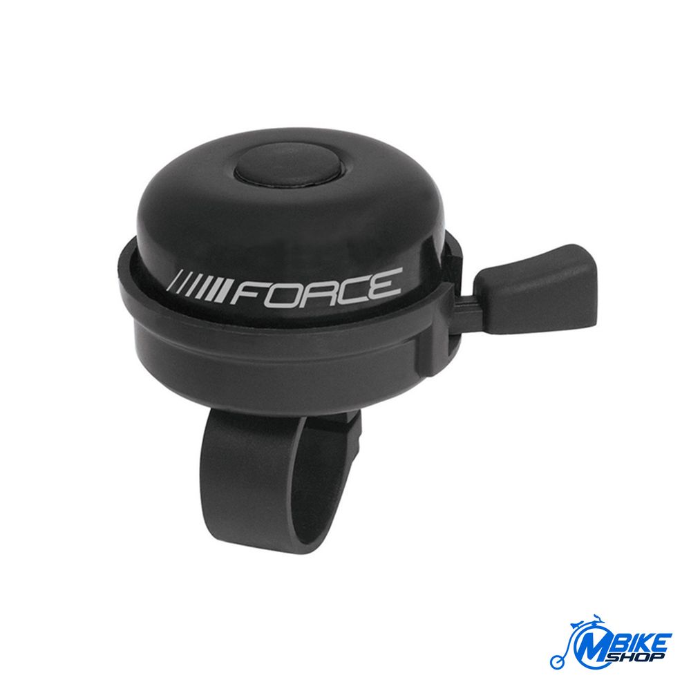 Force Zvonce za bicikl Classic Black Steel slika 1