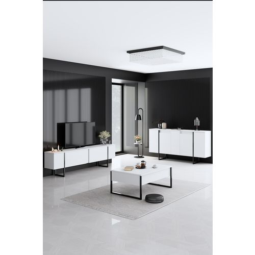 Luxe - White, Black White
Black Living Room Furniture Set slika 1