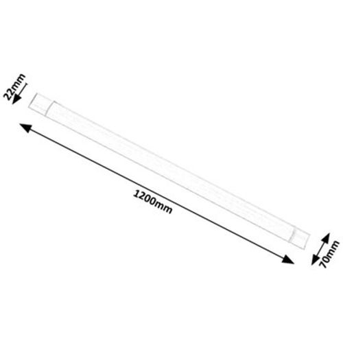 Rabalux Batten Light nadgradne lampe, bela, LED 40W slika 4