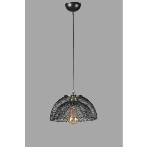 Ufo Tekli Siyah Sarkıt Black Chandelier slika 3