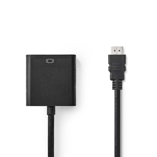 Adapter NEDIS, HDMI (M) na VGA (Ž), 0.2m, blister slika 1