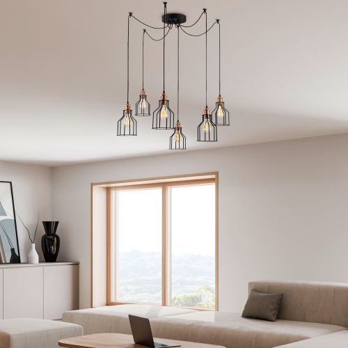 Alacati - N-1091 Black Chandelier slika 1