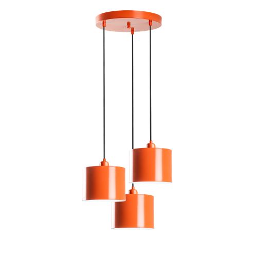 Duz - 195Orange - 3 Orange Chandelier slika 4