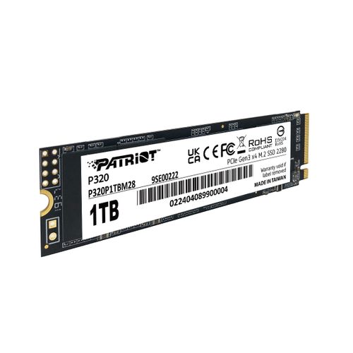 Patriot P320 1TB M.2 NVMe SSD PCIe Gen 3 x4 slika 4