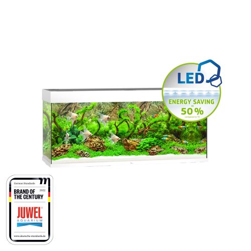 JUWEL Rio 240 LED Akvarij Bijeli, 121 x 41 x 55 cm, 240 litara slika 2