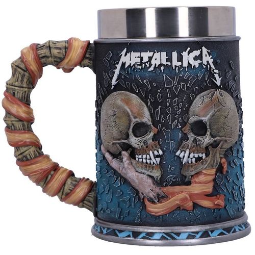 NEMESIS NOW METALLICA SAD BUT TRUE TANKARD 15.5CM slika 3