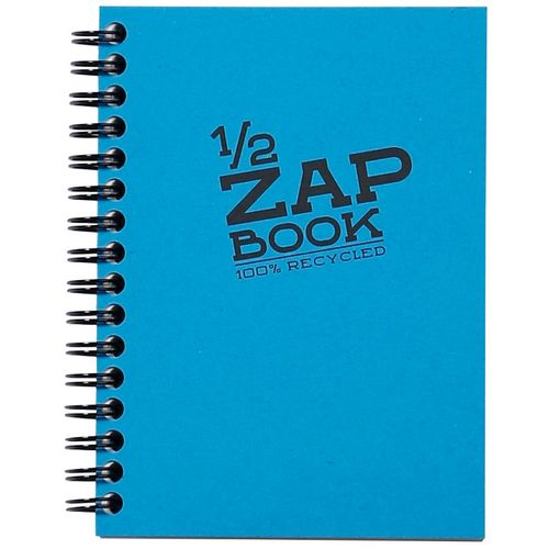 Clairefontaine Demi Zap book A6 80gr 80L, mix boja, spiralni uvez, 100% reciklirani papir slika 2