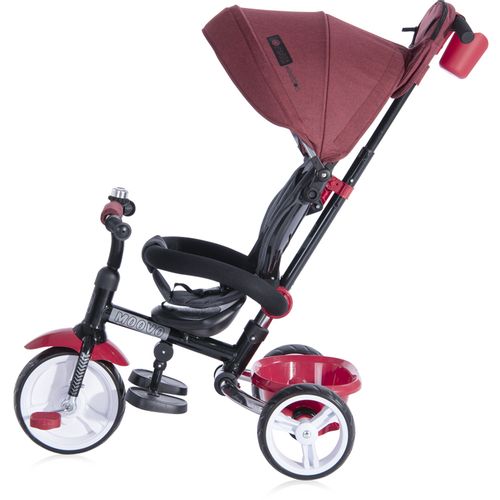 LORELLI MOOVO Dječji Tricikl Red/Black Luxe (12 - 36 mj/20 kg) slika 4