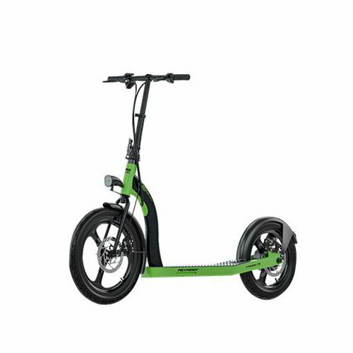 MS ENERGY e-romobil r10 Black Green slika 1