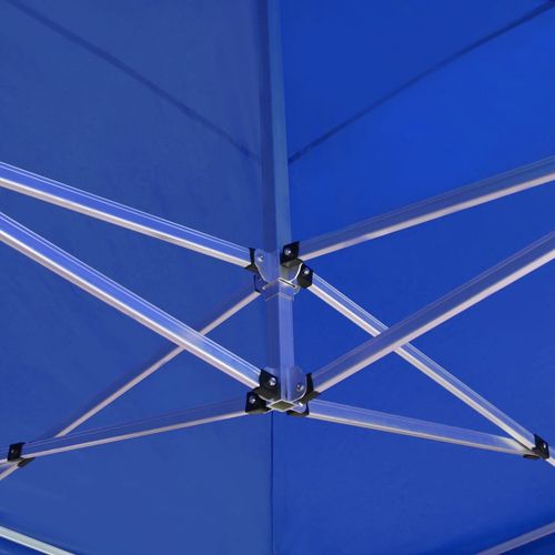 Profesionalni sklopivi šator za zabave 6 x 3 m plavi slika 35