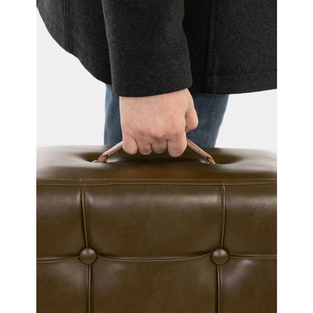 Pouffe Ottocase Nostaljik - Khaki slika 7