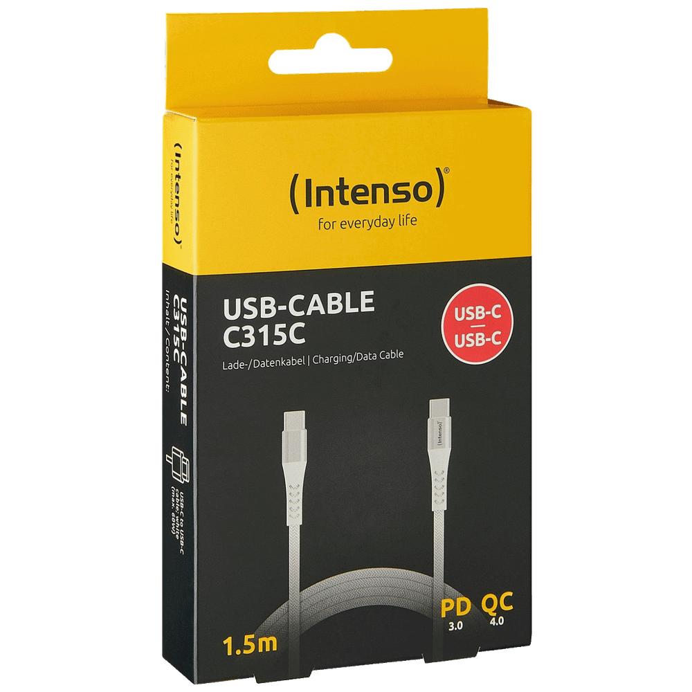 (Intenso) USB kabl za smartphone, USB type C, 1.5 met. - USB-Cable C315C slika 1