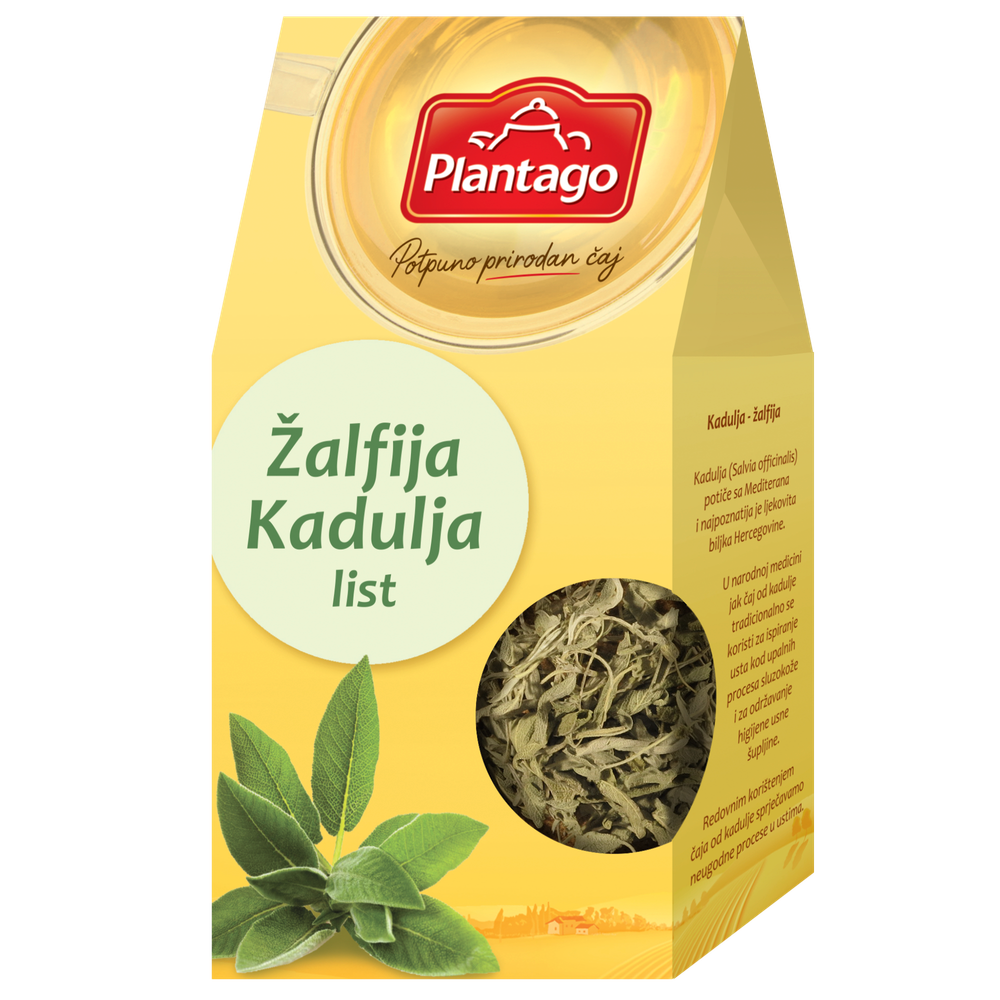 Plantago čaj Žalfija 50g slika 1