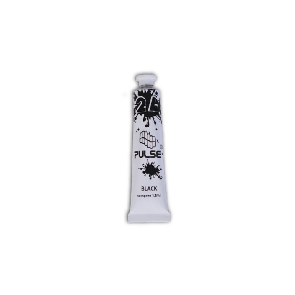 TEMPERA PULSE 1/1 12ml CRNA slika 1
