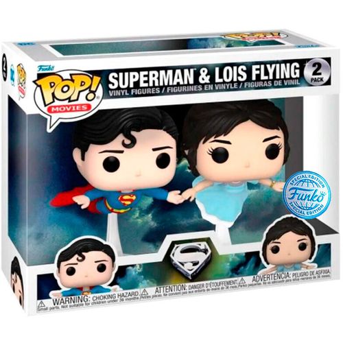 POP pack 2 figures DC Comics Superman & Lois Flying Exclusive slika 3