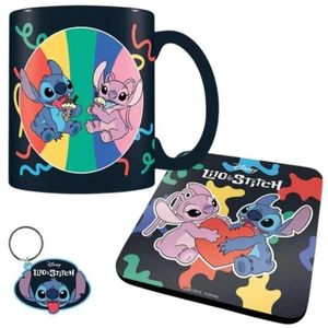 PYRAMID LILO & STITCH (YOU'RE MY FAVE) MUG COASTER KEYCHAIN GIFT SET