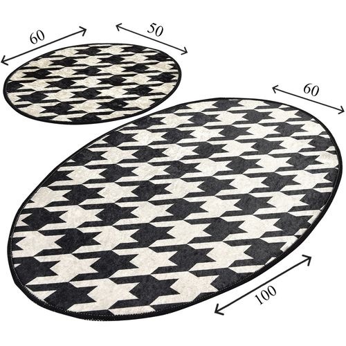 Kazayagi Multicolor Bathmat Set (2 Pieces) slika 3